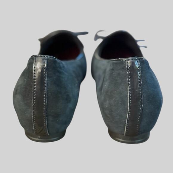 NWOT Munro Rossa Black Suede Flat – Sz 9.5WW (Double Wide) - Picture 9 of 10